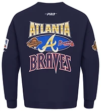 Pro Standard Braves Champs Drop Shoulder Crew - Men's