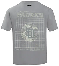 Pro Standard Padres Blueprint Drop Shoulder FC T-Shirt - Men's
