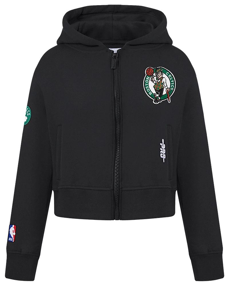 Pro Standard Boston Celtics Classic Flc Fz Hoodie - Girls' Grade School
