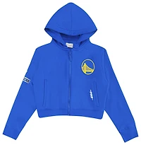 Pro Standard Golden State Warriors Classic Flc Fz Hoodie - Girls' Grade School