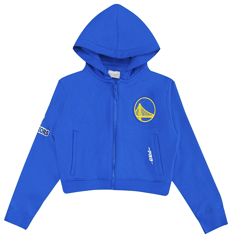 Pro Standard Golden State Warriors Classic Flc Fz Hoodie - Girls' Grade School