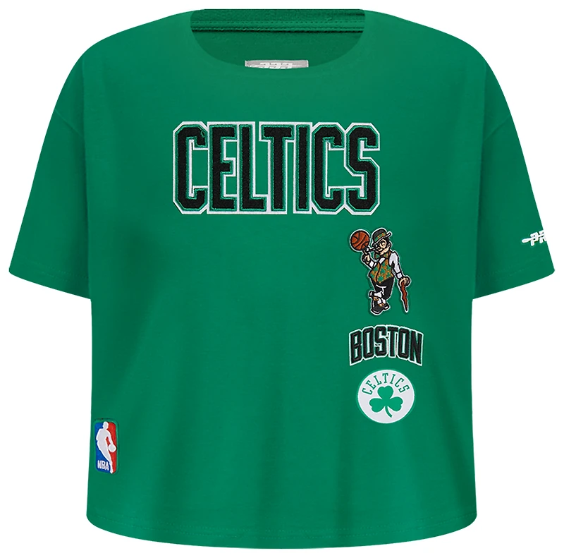 Pro Standard Girls Pro Standard Boston Celtics Retro Classic Ss Boxy Tee - Girls' Grade School Kelly Green Size L