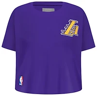 Pro Standard Los Angeles Lakers Classic Ss Boxy Tee - Girls' Grade School