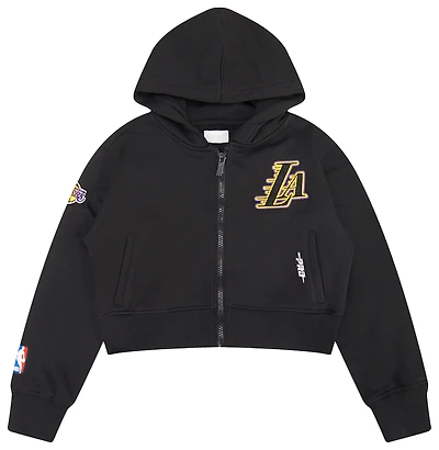 Pro Standard Los Angeles Lakers Classic Flc Fz Hoodie - Girls' Grade School