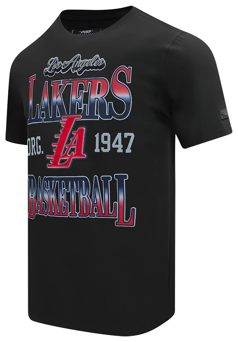 Pro Standard Lakers Bred T-Shirt - Men's