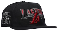 Pro Standard Lakers Bred Pro Six Snapback Cap - Men's