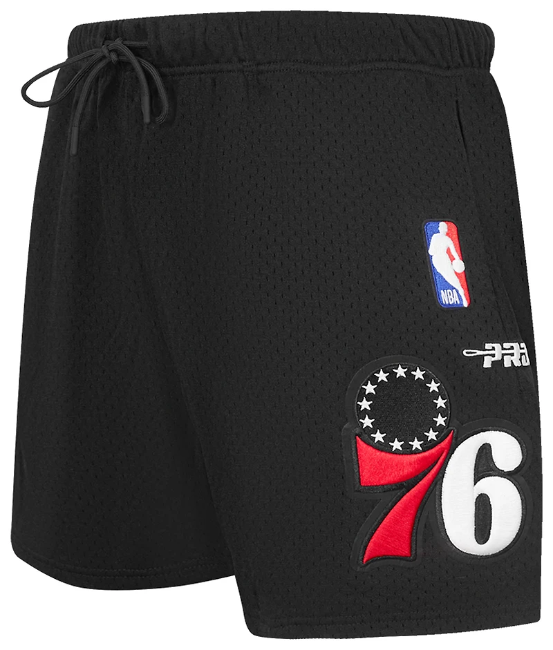 Pro Standard 76ers Souvenir Mesh Shorts - Men's