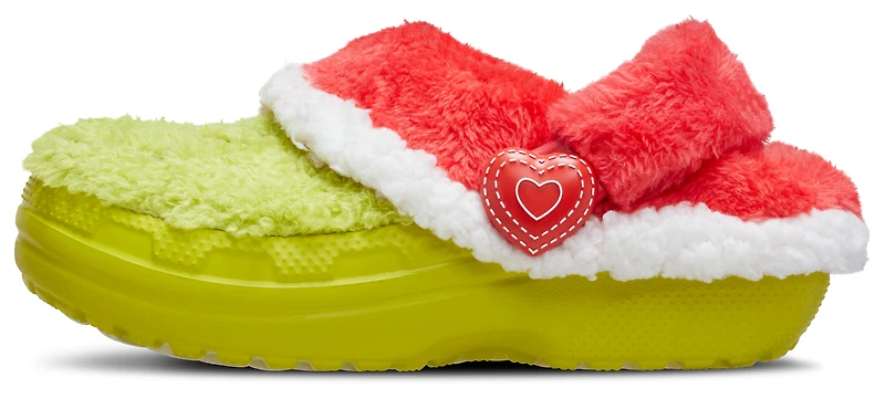 Crocs Boys Lined Grinch Clogs