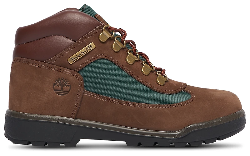 Timberland Boys Timberland Chukka Field Boots - Boys' Grade School Green/Brown Size 04.0