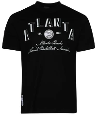 Pro Standard Atlanta Hawks Black Cat S/S Flex T-Shirt - Men's