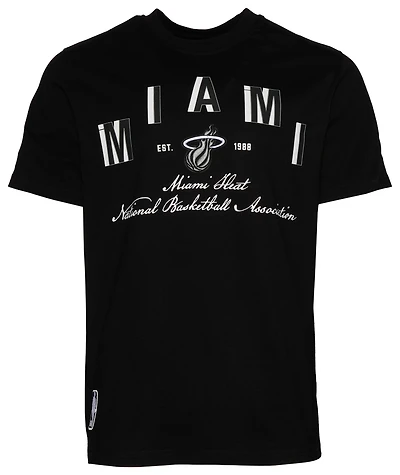 Pro Standard Miami Heat Black Cat S/S Flex T-Shirt - Men's
