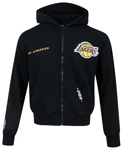 Pro Standard Lakers Gold Hoops Full-Zip Hoodie - Men's