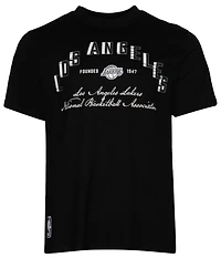Pro Standard Los Angeles Lakers Black Cat S/S Flex T-Shirt - Men's