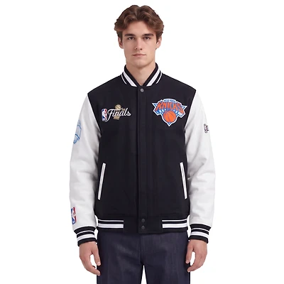 Pro Standard Knicks NBA Finals 2026 Rib Wool Varsity Jacket - Men's