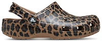 Crocs Girls Leopard Classic Clogs - Girls' Preschool Shoes Sepia