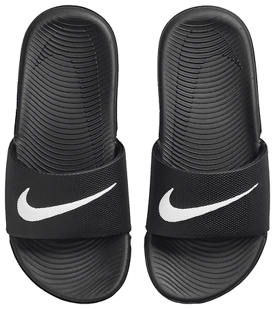Nike Boys Kawa Slides - Boys' Grade School Shoes Black/White