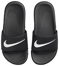 Nike Boys Kawa Slides - Boys' Grade School Shoes Black/White