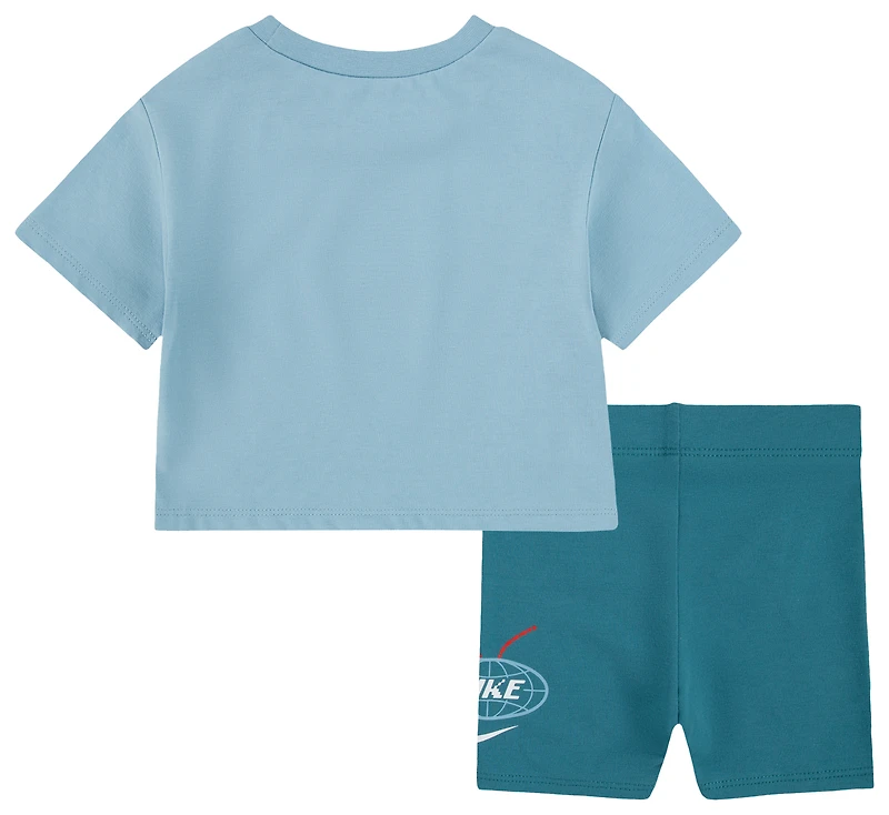 Nike Boxt T-Shirt Bike Short Set - Girls' Infant