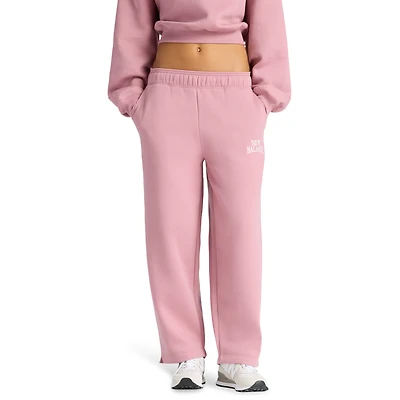New Balance Linear Heritage Fleece Barrel Pants - Women's