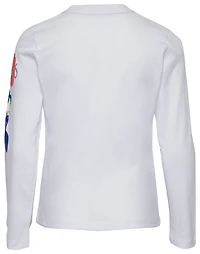 JuJuBeez Girls Scribble Long Sleeve T-Shirt - Girls' Grade School Multi/White