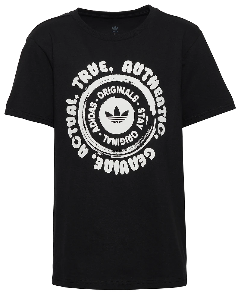 adidas Originals Authentic Circle Graphic T-Shirt - Boys' Grade School