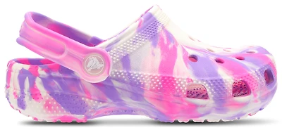 Crocs Girls Classic Clogs - Girls' Preschool Shoes Pink Crush/Multi/Purple