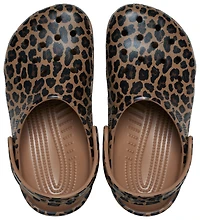 Crocs Girls Classic Clogs - Girls' Toddler Shoes Leopard