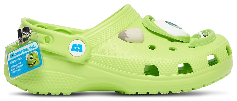 Crocs Boys Monsters Inc Mike Classic Clogs - Boys' Preschool Shoes Green