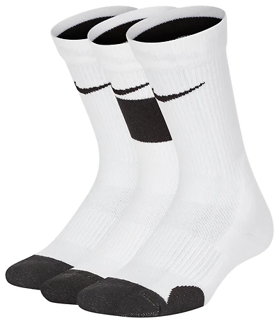 Nike 3 Pack Elite Crew Socks  - Boys' Grade School
