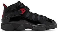 Jordan Boys 6 Rings - Boys' Grade School Basketball Shoes Anthracite/Black/Fire Red
