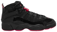 Jordan Boys 6 Rings - Boys' Grade School Basketball Shoes Black/Red