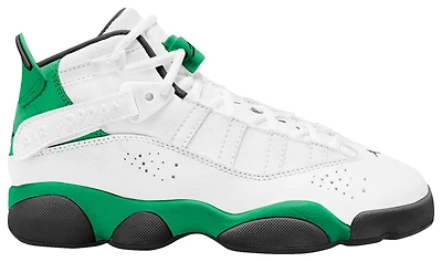 Jordan Boys Jordan 6 Rings - Boys' Grade School Basketball Shoes Lucky Green/Black/White Size 05.5