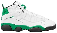 Jordan Boys Jordan 6 Rings - Boys' Grade School Basketball Shoes Lucky Green/Black/White Size 05.5