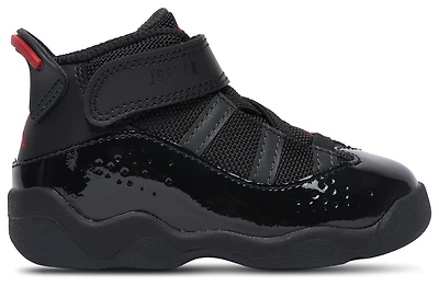 Jordan Boys 6 Rings - Boys' Toddler Basketball Shoes Black/Fire Red/Anthracite
