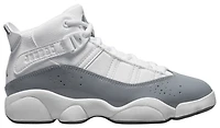 Jordan Boys 6 Rings - Boys' Preschool Basketball Shoes White/White/Cool Grey