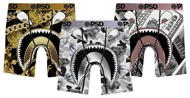 PSD WF Metal Underwear 3 Pack - Boys' Grade School