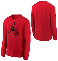 Jordan Raptors Essential Long Sleeve T-Shirt  - Boys' Grade School