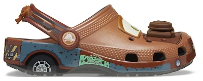 Crocs Boys Cars Mater Classic Clogs - Boys' Grade School Shoes Slate Grey/Brown/Green