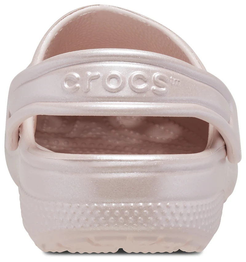 Crocs Girls Classic Clogs - Girls' Toddler Shoes Shimmer Gemstone/Pink