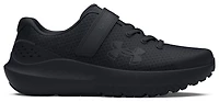 Under Armour Boys Surge 4 - Boys' Preschool Running Shoes Black/Black/Black