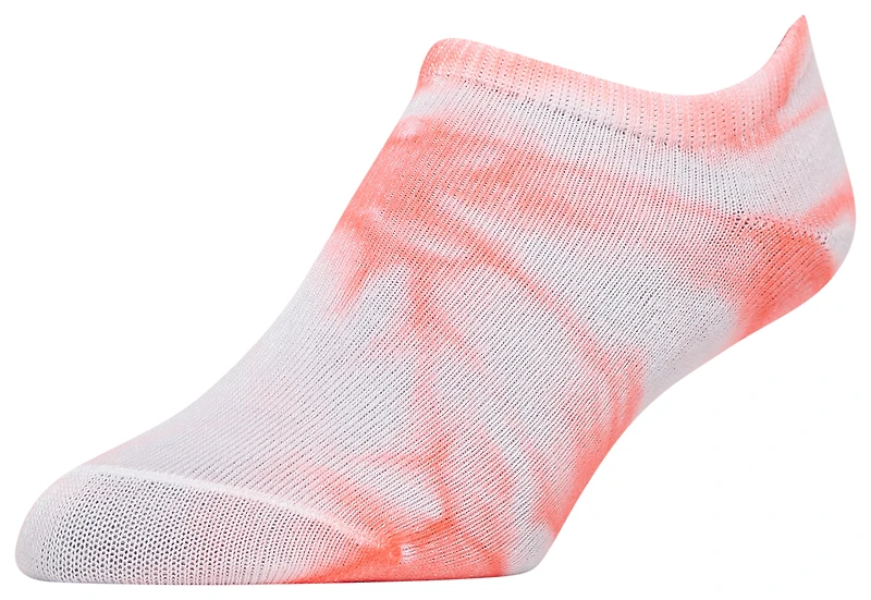 CSG 6 Pack Bright Tie-Dye No Show Socks