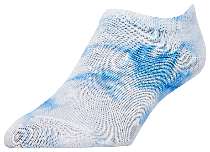 CSG 6 Pack Bright Tie-Dye No Show Socks