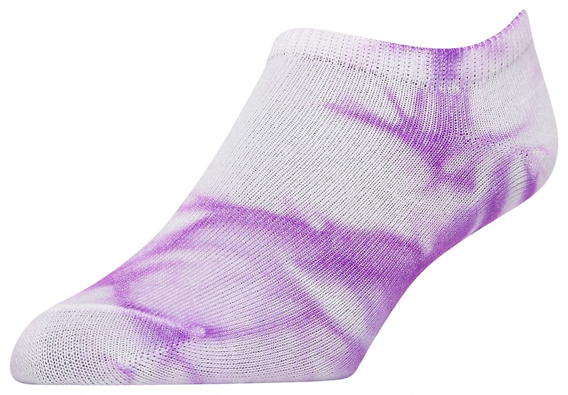 CSG 6 Pack Bright Tie-Dye No Show Socks