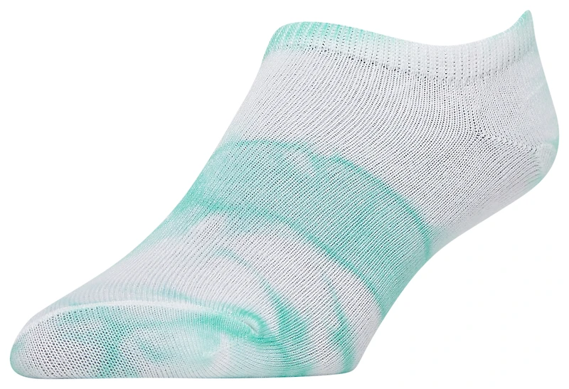 CSG 6 Pack Bright Tie-Dye No Show Socks