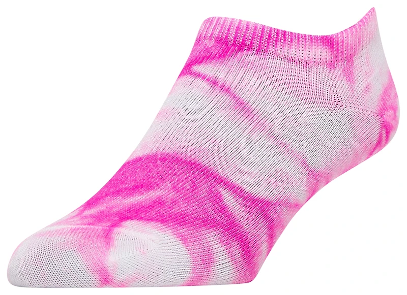 CSG 6 Pack Bright Tie-Dye No Show Socks