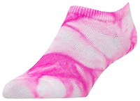 CSG 6 Pack Bright Tie-Dye No Show Socks