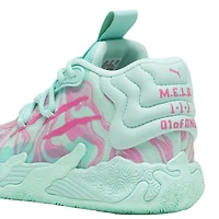 PUMA Boys Lamelo Ball PUMA MB.03 Miami - Boys' Preschool Basketball Shoes Teal/Pink Size 11.0