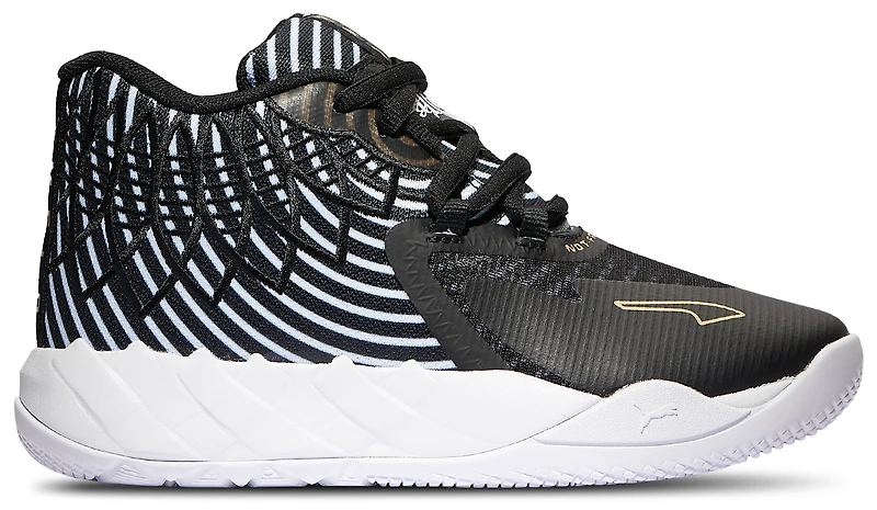 PUMA Boys Lamelo Ball MB1 50th Anniversary - Boys' Preschool Basketball Shoes White/Black