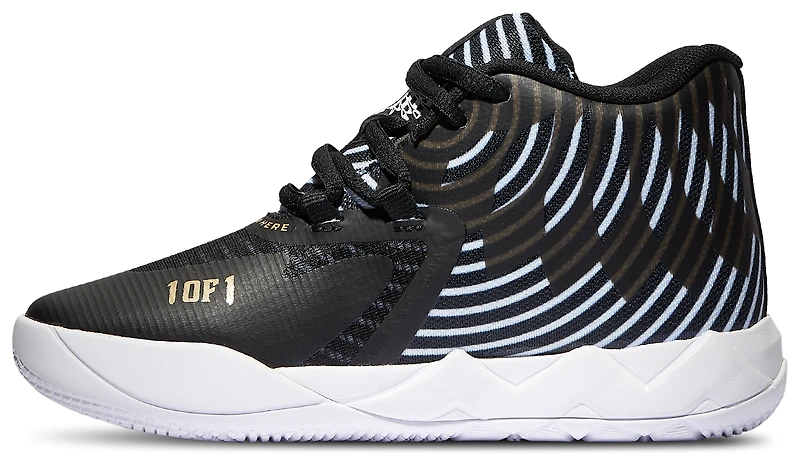 PUMA Boys Lamelo Ball MB1 50th Anniversary - Boys' Preschool Basketball Shoes White/Black
