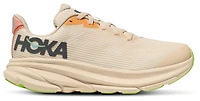 HOKA Girls Clifton 9 - Girls' Grade School Running Shoes Astral/Vanilla
